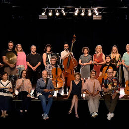 Gruppenbild in Aktion