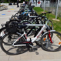 Verbessert wurden die Abstellmöglichkeiten für Fahrräder.