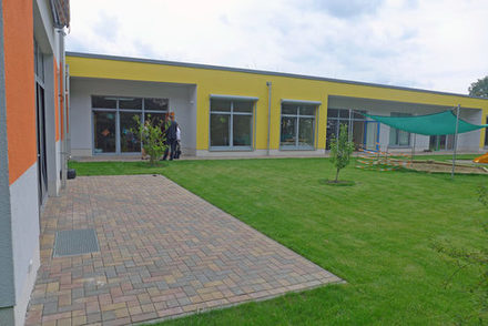 Das neue Kindergartengebäude an der Kattowitzer Straße