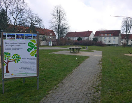 Der Spielplatz an der Danziger Straße soll umgestaltet werden.