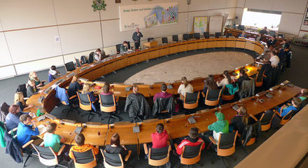 Die konstituierende Sitzung des Jugendparlaments findet im Ratssaal statt. (Foto: Stadt Salzgitter)