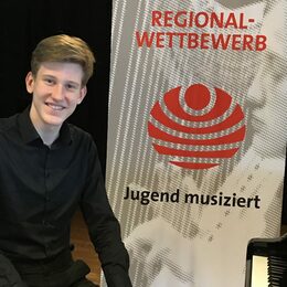Justus Buttke hat sich für den Landeswettbewerb "Jugend musziert" qualifiziert.