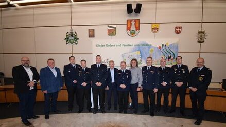 Gruppenbild bei der Ernennung