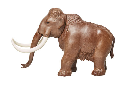 Ebenfalls in der PLAYMOBIL-Ausstellung zu sehen: Ein Mammut