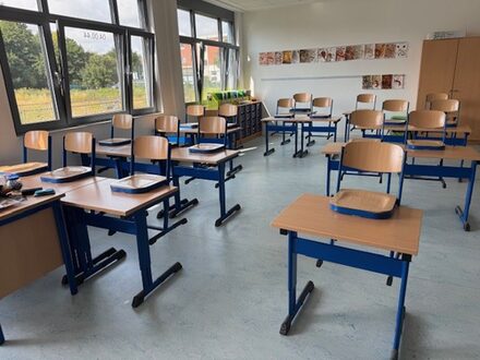 Ein Klassenraum der Grundschule