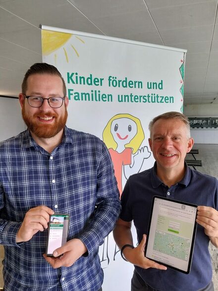 Leon Pilz und Carsten Bauerochse sind die Ansprechpartner für die Bürgerinnen und Bürger Salzgitters. (Foto: Stadt Salzgitter)
