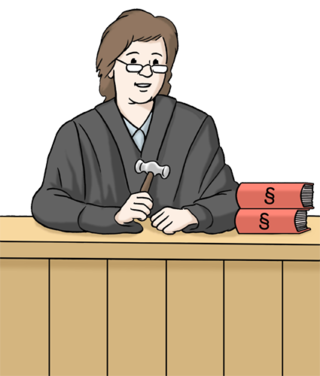 Bild einer Richterin