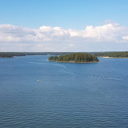 Bild der finnischen Seenplatte